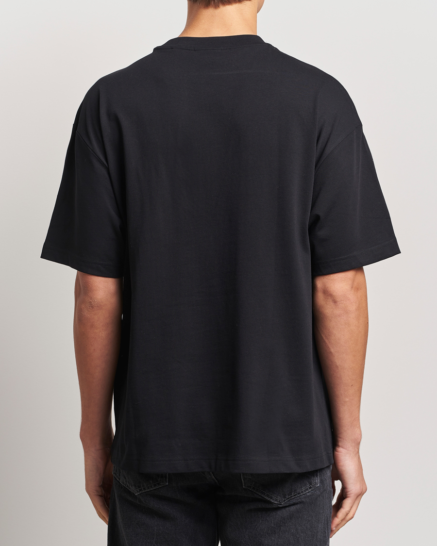Herre | T-Shirts | HUGO | Dibtechti Crew Neck T-Shirt Black