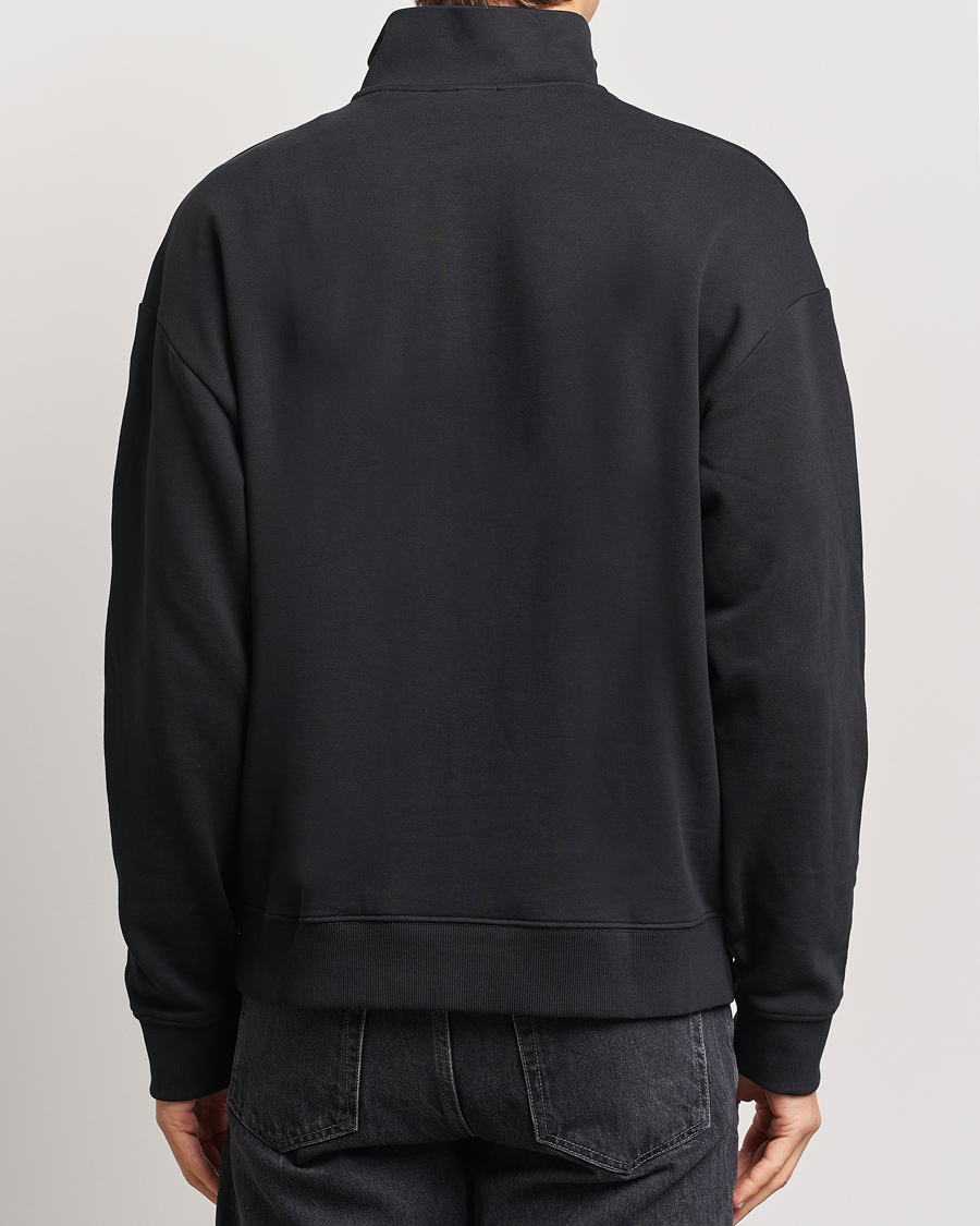 Herre | Trøjer | HUGO | Durty Half Zip Sweatshirt Black