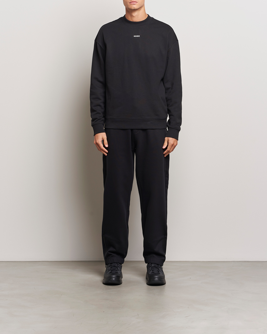 Herre | Trøjer | HUGO | Dapo Crew Neck Sweatshirt Black