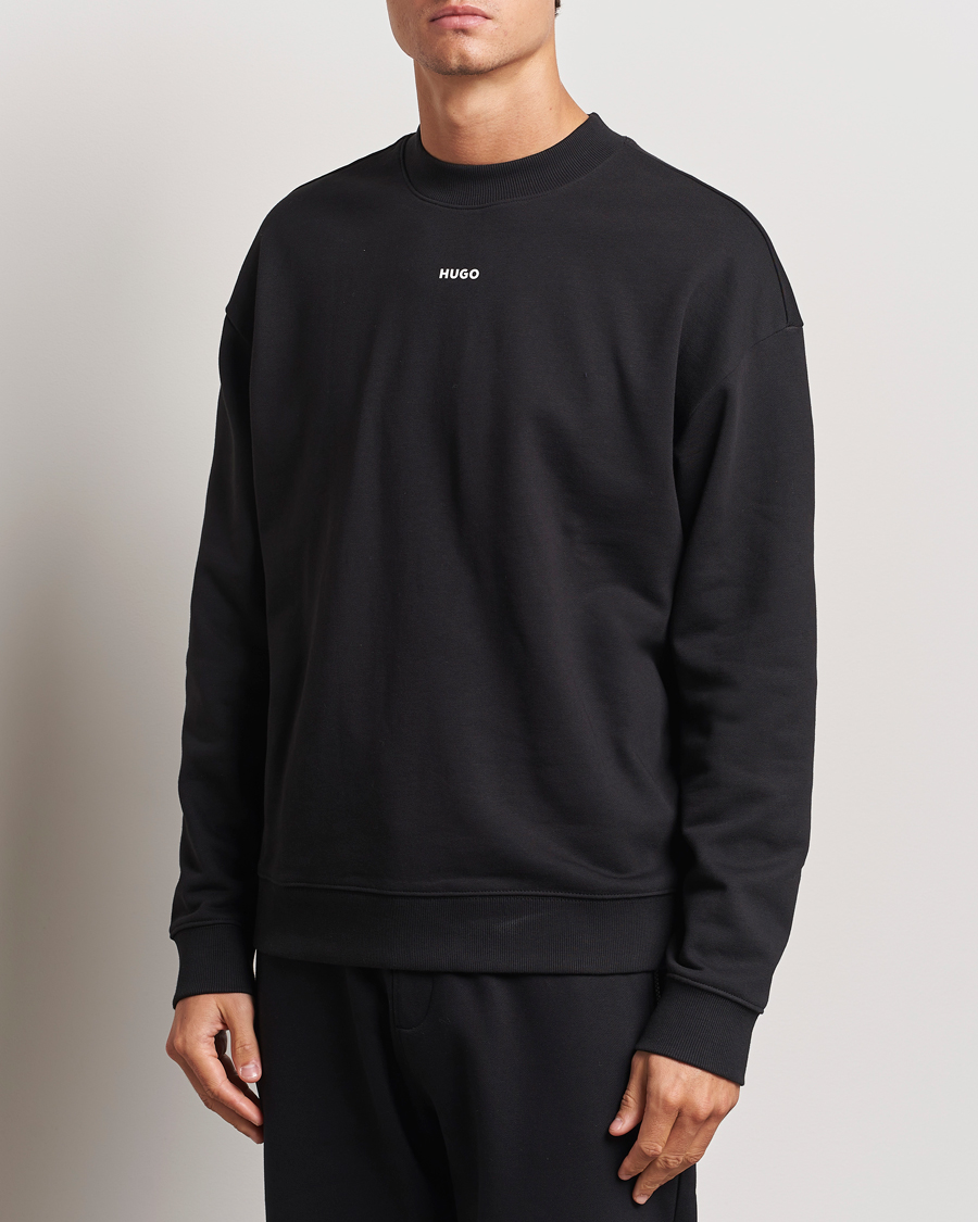 Herre | Trøjer | HUGO | Dapo Crew Neck Sweatshirt Black