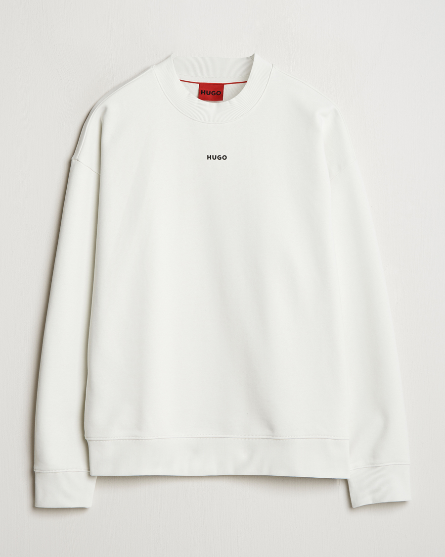 Herre | Trøjer | HUGO | Dapo Crew Neck Sweatshirt Off White