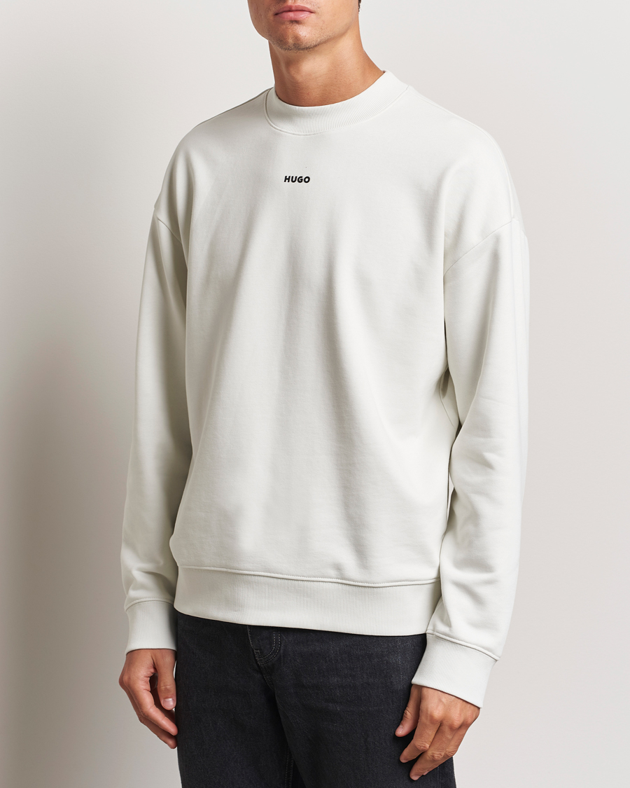 Herre | Trøjer | HUGO | Dapo Crew Neck Sweatshirt Off White