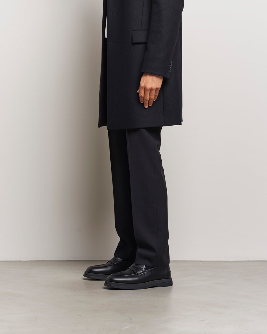 Herre | HUGO Chaol Leather Loafer Black | HUGO | Chaol Leather Loafer Black