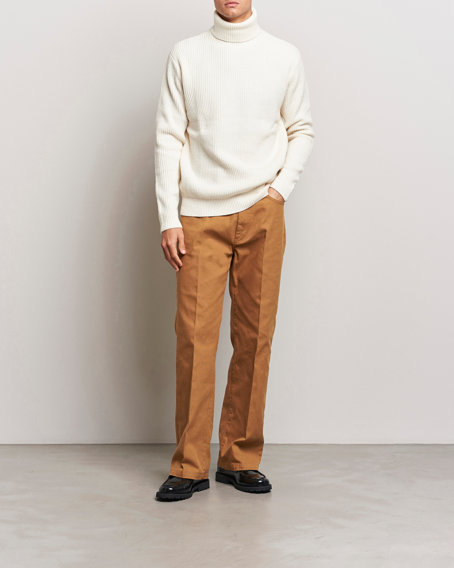 Herre | Bukser | Jeanerica | VM009 Vega Canvas Trousers Brown