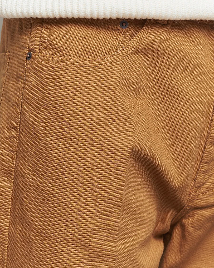 Herre | Bukser | Jeanerica | VM009 Vega Canvas Trousers Brown