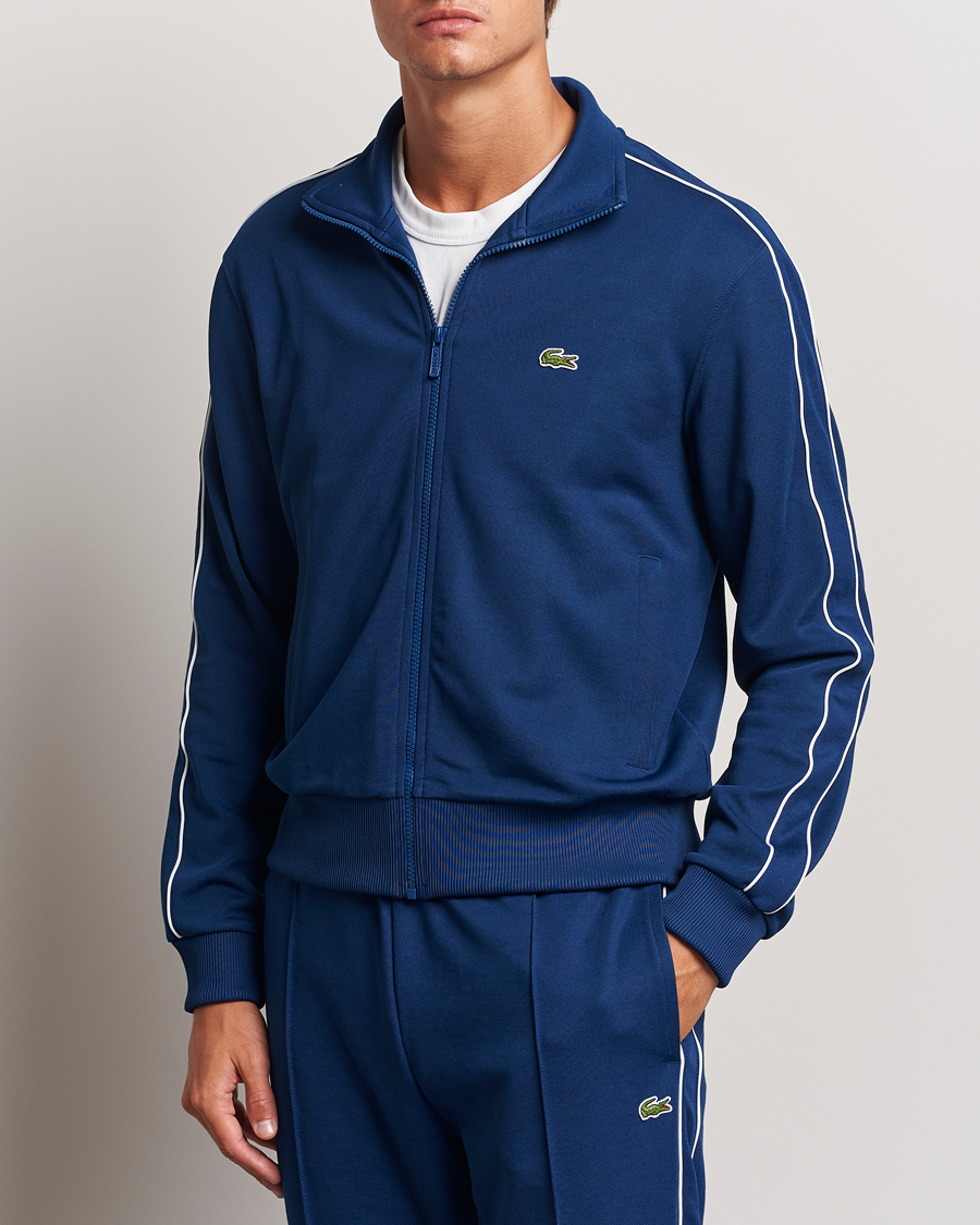 Herre | Trøjer | Lacoste | Paris Piqué Track Jacket Globe