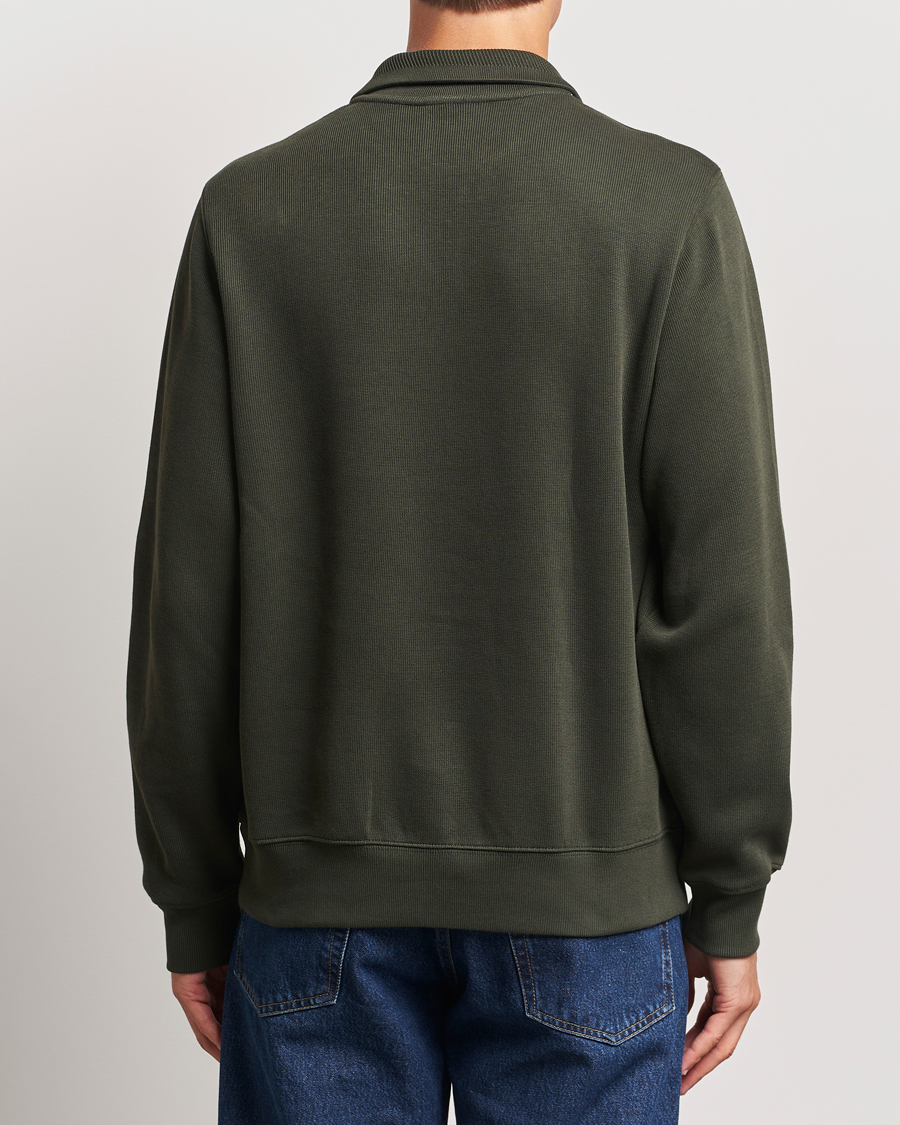 Herre | Trøjer | Lacoste | Rib Interlock Half Zip Sapwood
