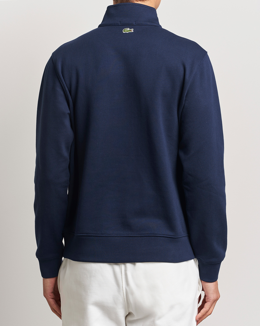 Herre | Trøjer | Lacoste | Paris Half Zip Sweatshirt Navy