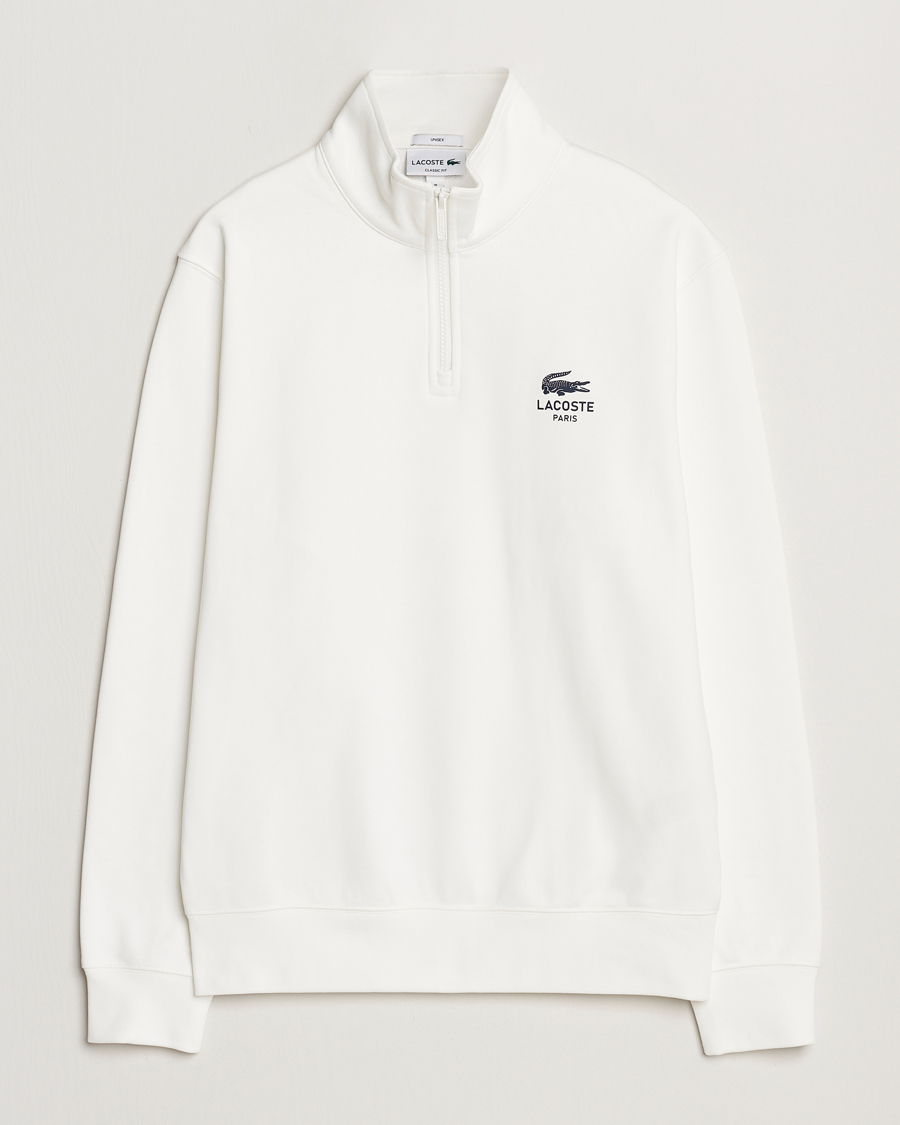 Herre | Trøjer | Lacoste | Paris Half Zip Sweatshirt Flour