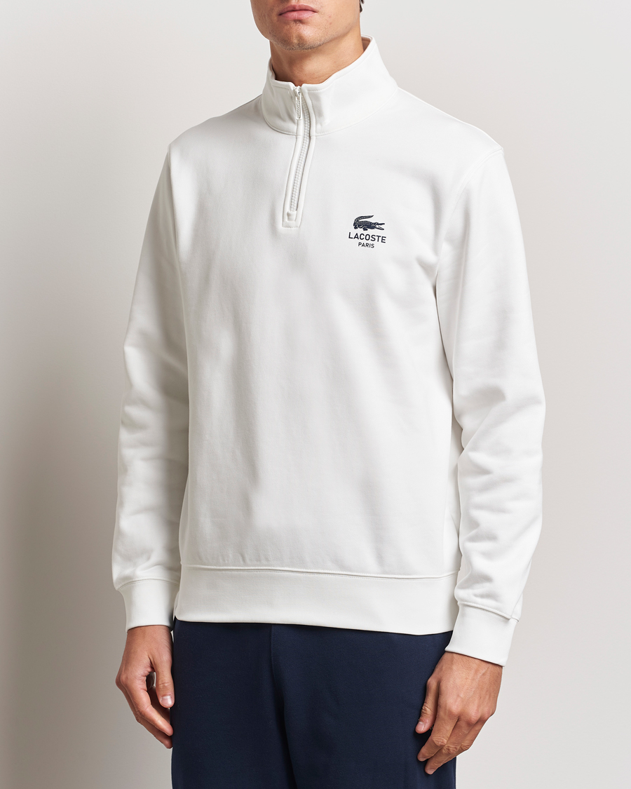 Herre | Trøjer | Lacoste | Paris Half Zip Sweatshirt Flour