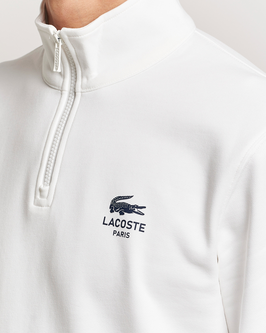 Herre | Trøjer | Lacoste | Paris Half Zip Sweatshirt Flour