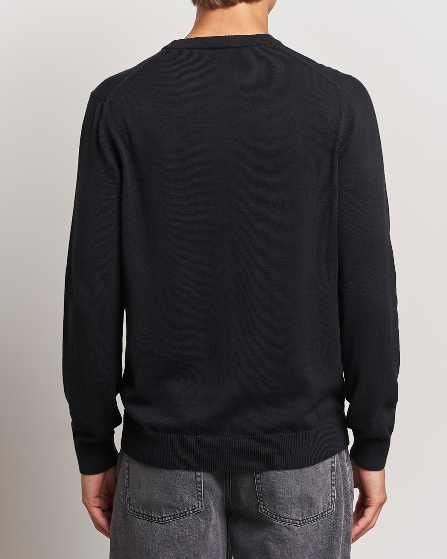 Herre | Trøjer | Lacoste | Cotton Knitted Sweater Black