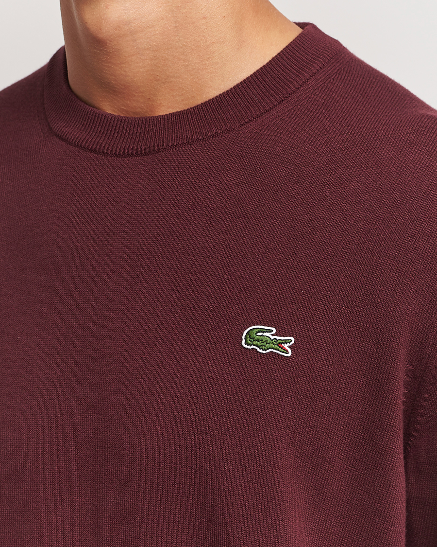 Herre | Trøjer | Lacoste | Cotton Knitted Sweater Espresso