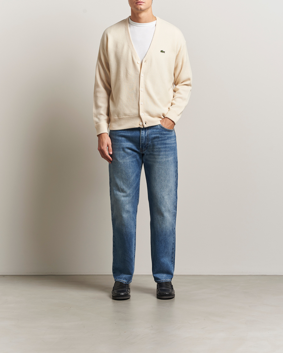 Herre | Trøjer | Lacoste | Carded Wool Cardigan Lapland