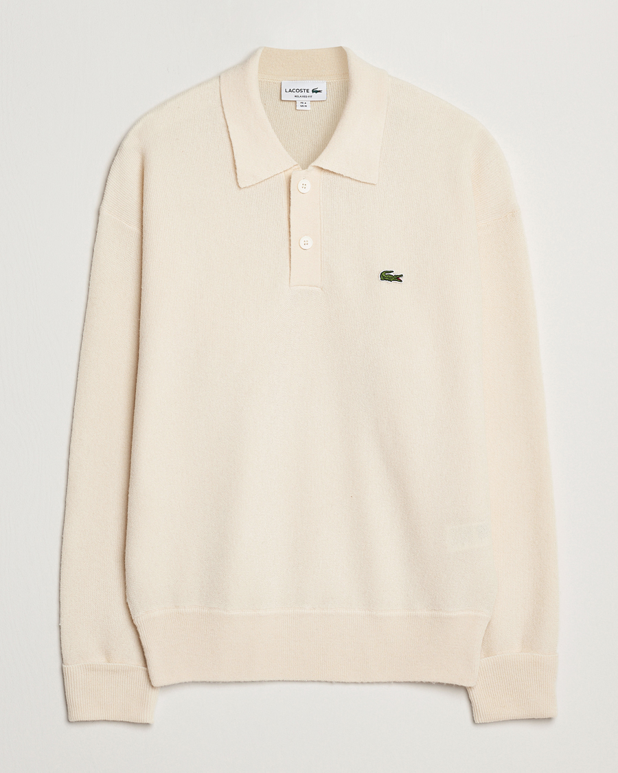 Herre | Trøjer | Lacoste | Carded Wool Polo Lapland