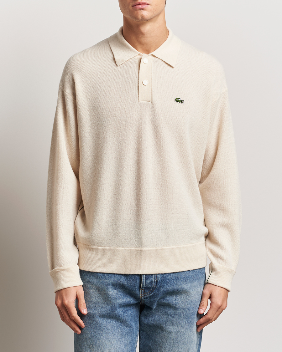 Herre | Trøjer | Lacoste | Carded Wool Polo Lapland
