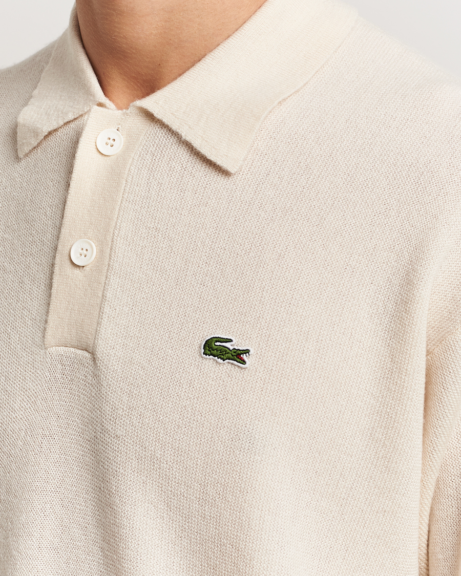Herre | Trøjer | Lacoste | Carded Wool Polo Lapland