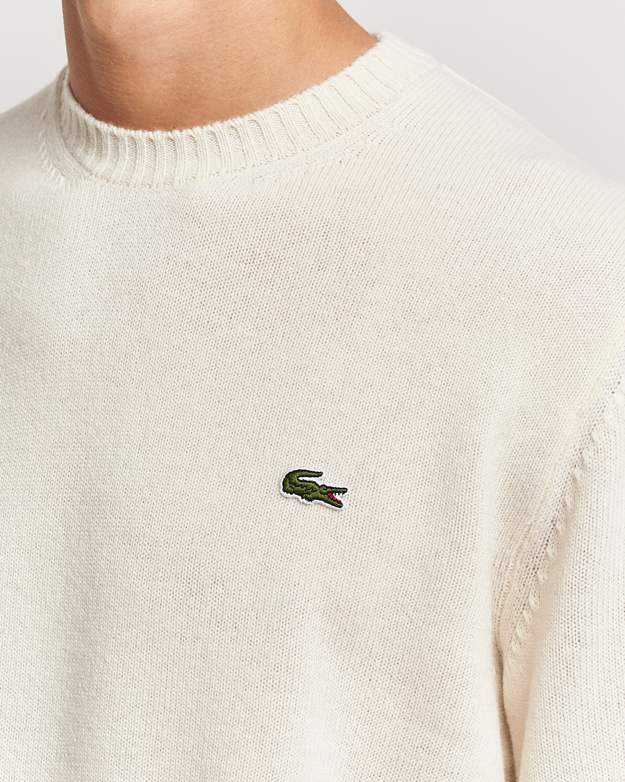 Herre | Trøjer | Lacoste | Carded Wool Crew Neck Lapland