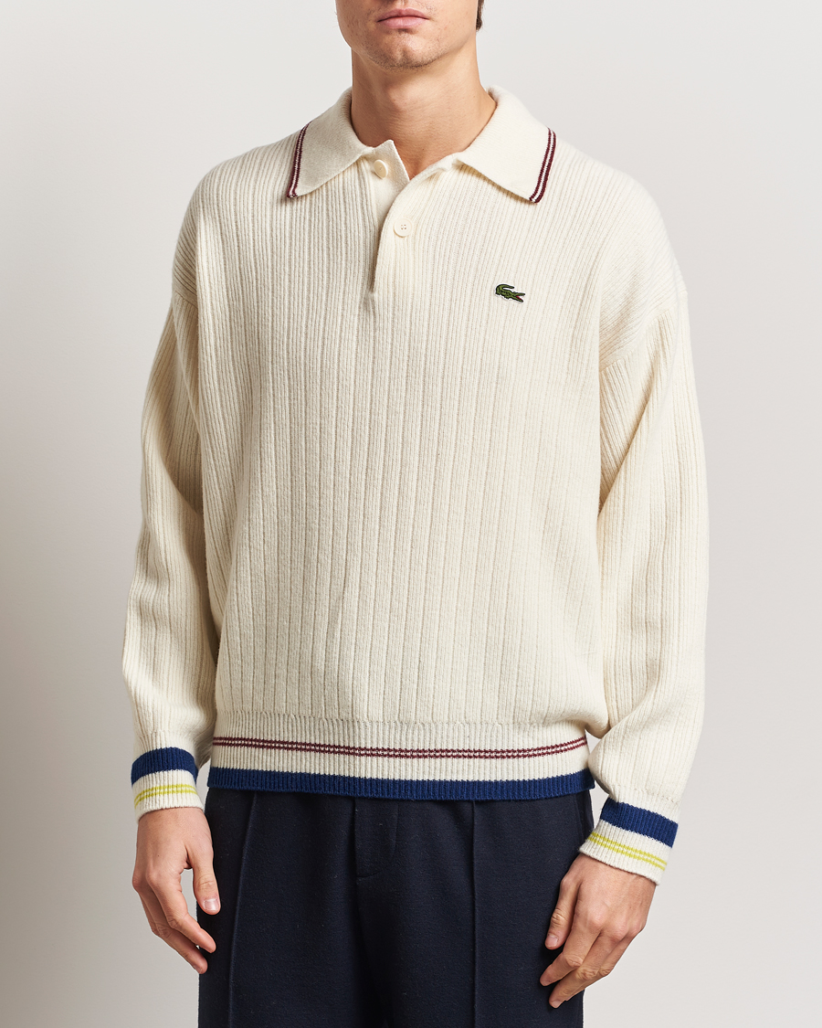 Herre | Trøjer | Lacoste | Retro Tennis Wool Polo Lapland