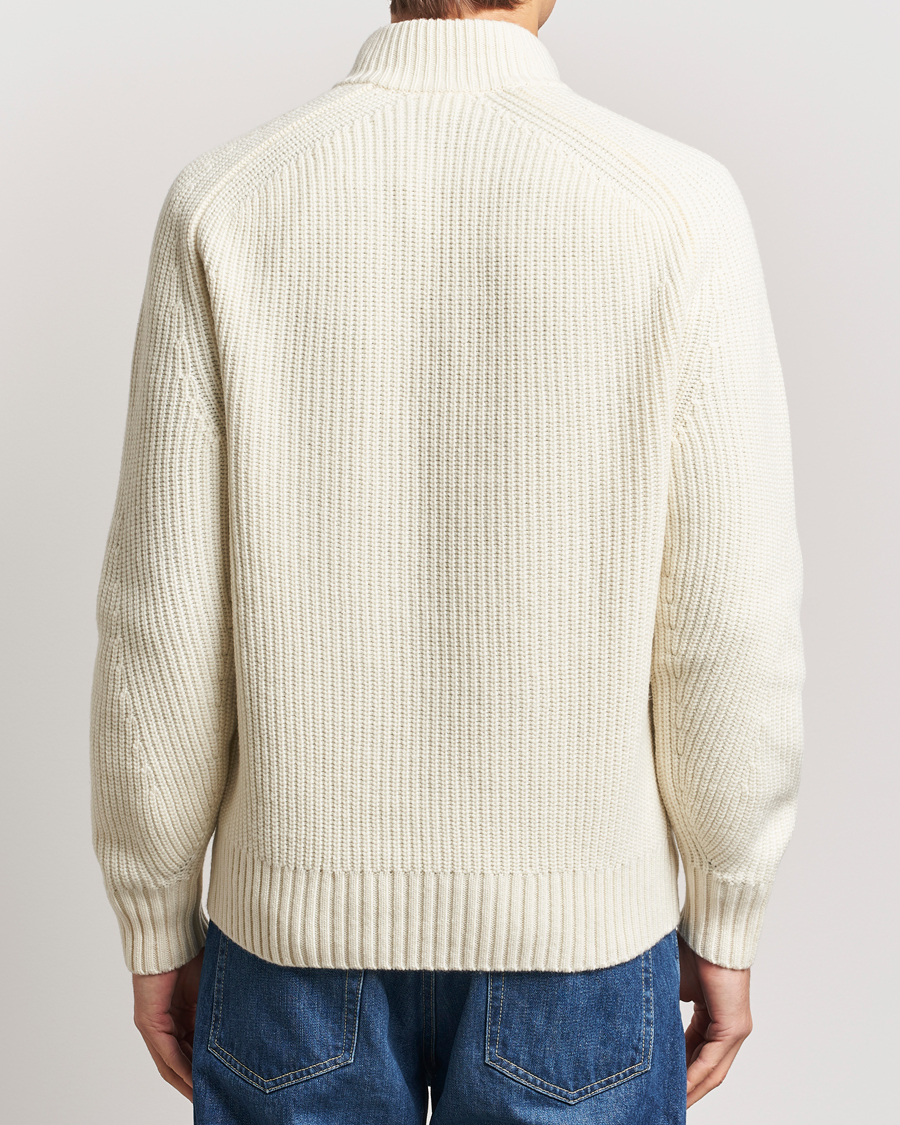 Herre | Trøjer | Lacoste | Heavy Knitted Wool Half Zip Lapland