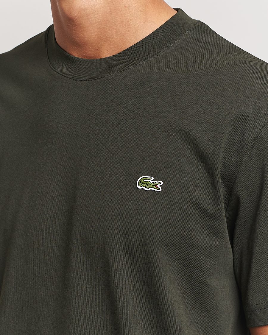 Herre | T-Shirts | Lacoste | Crew Neck T-Shirt Sapwood