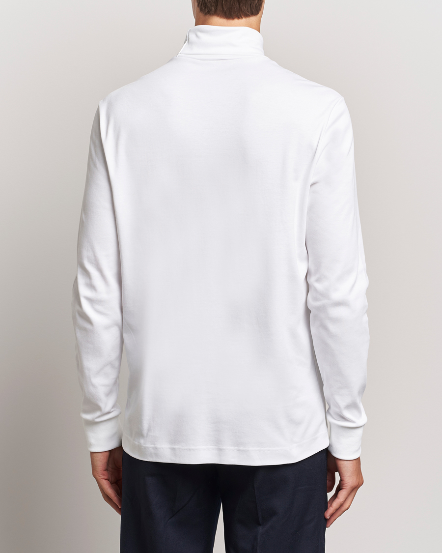 Herre | Trøjer | Lacoste | Interlock Cotton Rollneck White