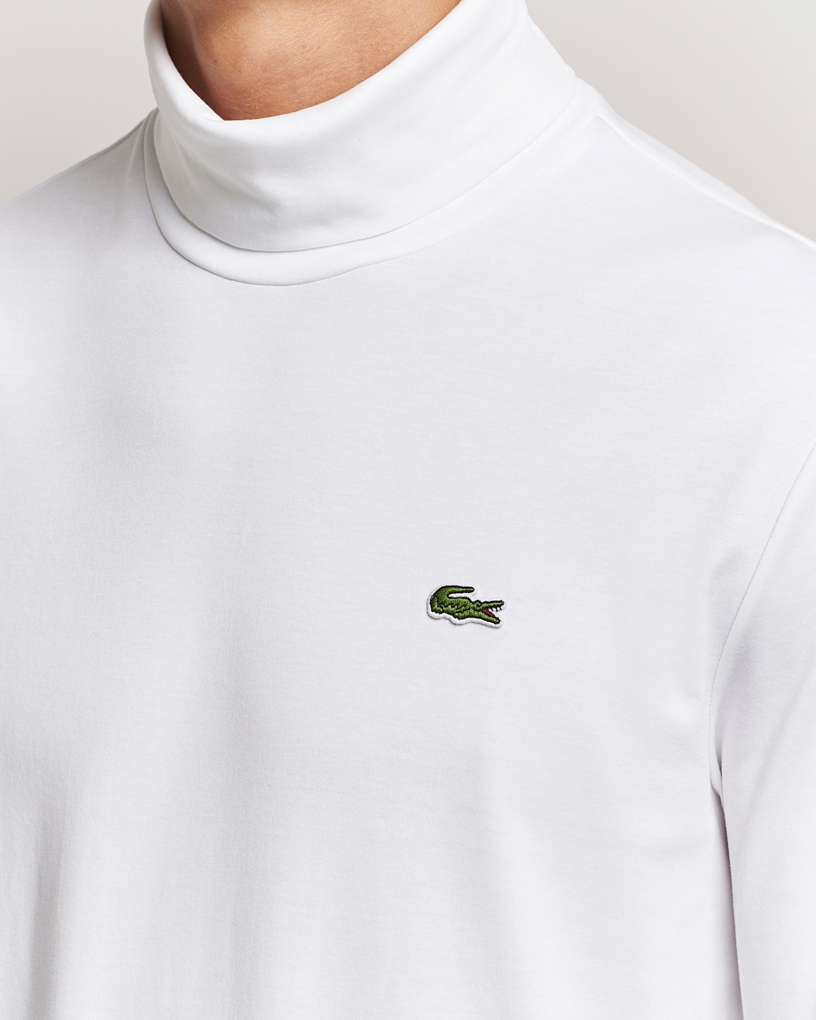 Herre | Trøjer | Lacoste | Interlock Cotton Rollneck White