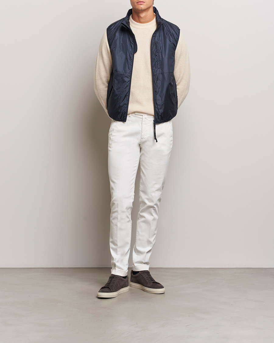 Herre | Bukser | Briglia 1949 | Slim Fit Cotton Stretch Chino Off White