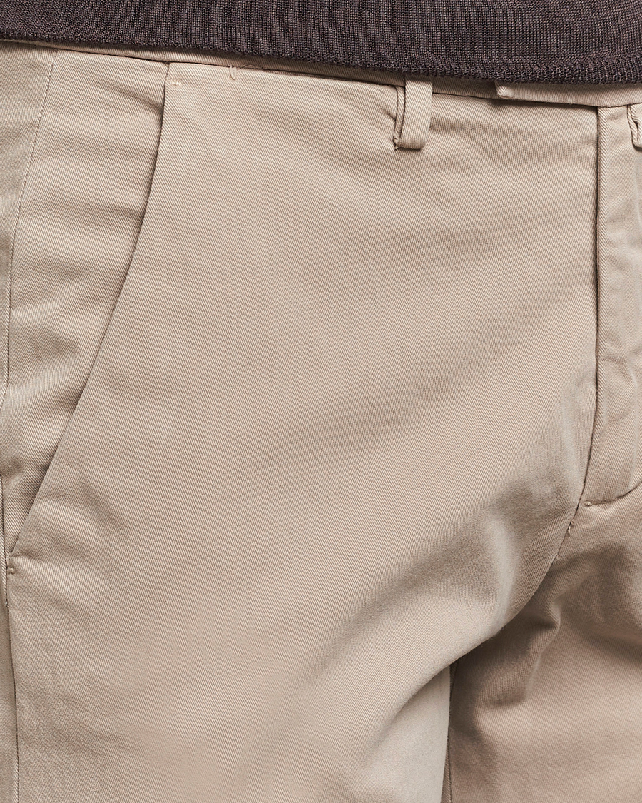 Herre | Bukser | Briglia 1949 | Slim Fit Cotton Stretch Chino Beige