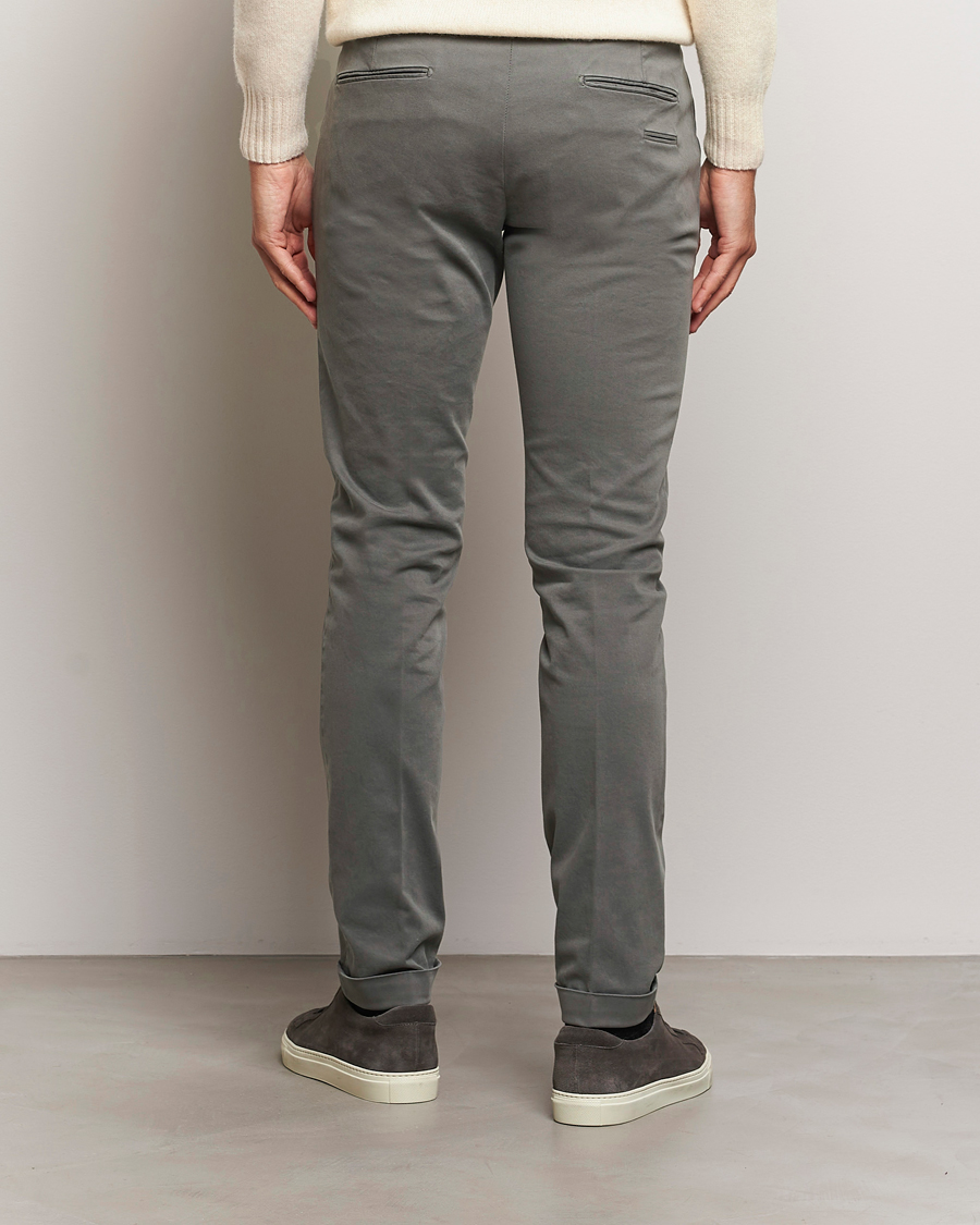 Herre | Bukser | Briglia 1949 | Slim Fit Cotton Stretch Chino Grey