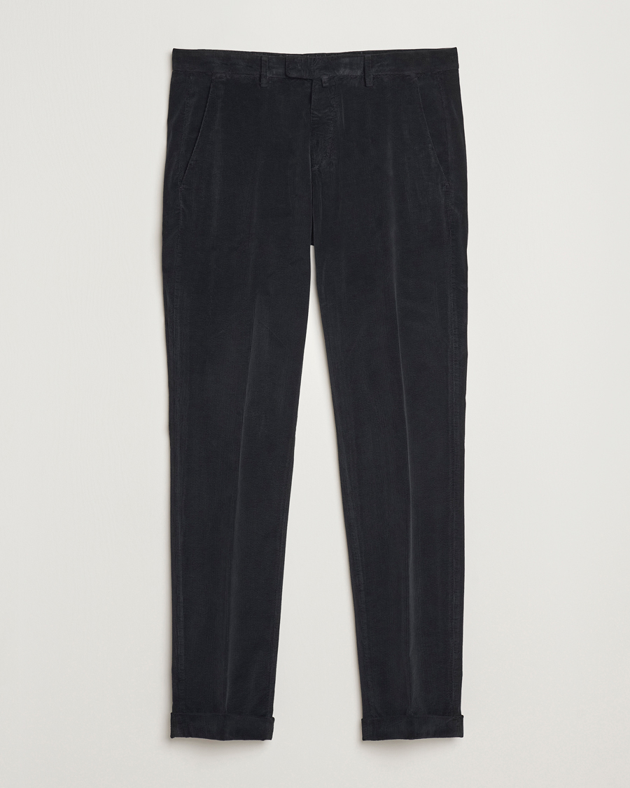 Herre | Bukser | Briglia 1949 | Slim Fit Corduroy Trousers Black