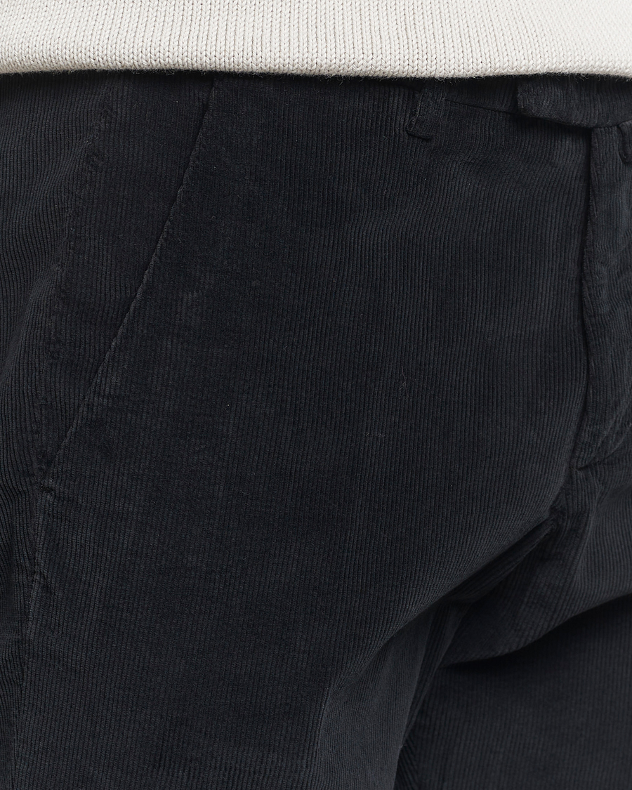 Herre | Bukser | Briglia 1949 | Slim Fit Corduroy Trousers Black