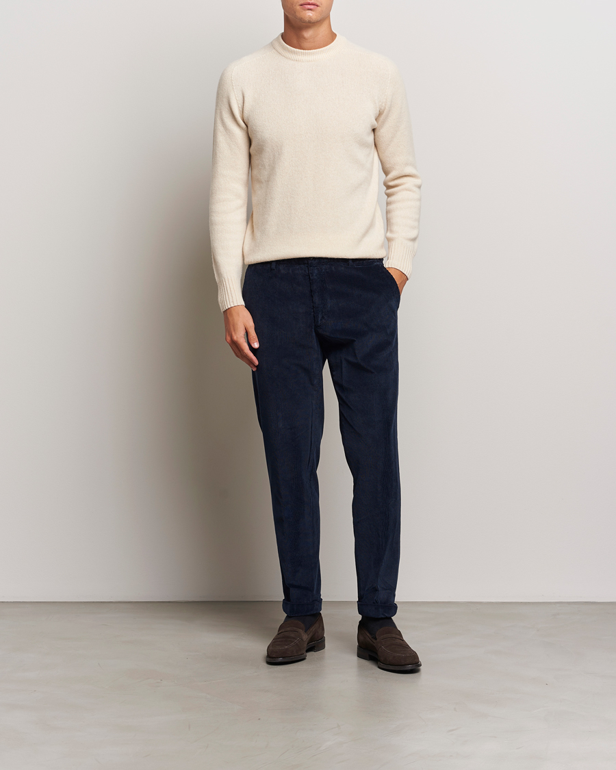 Herre | Bukser | Briglia 1949 | Easy Fit Corduroy Trousers Navy
