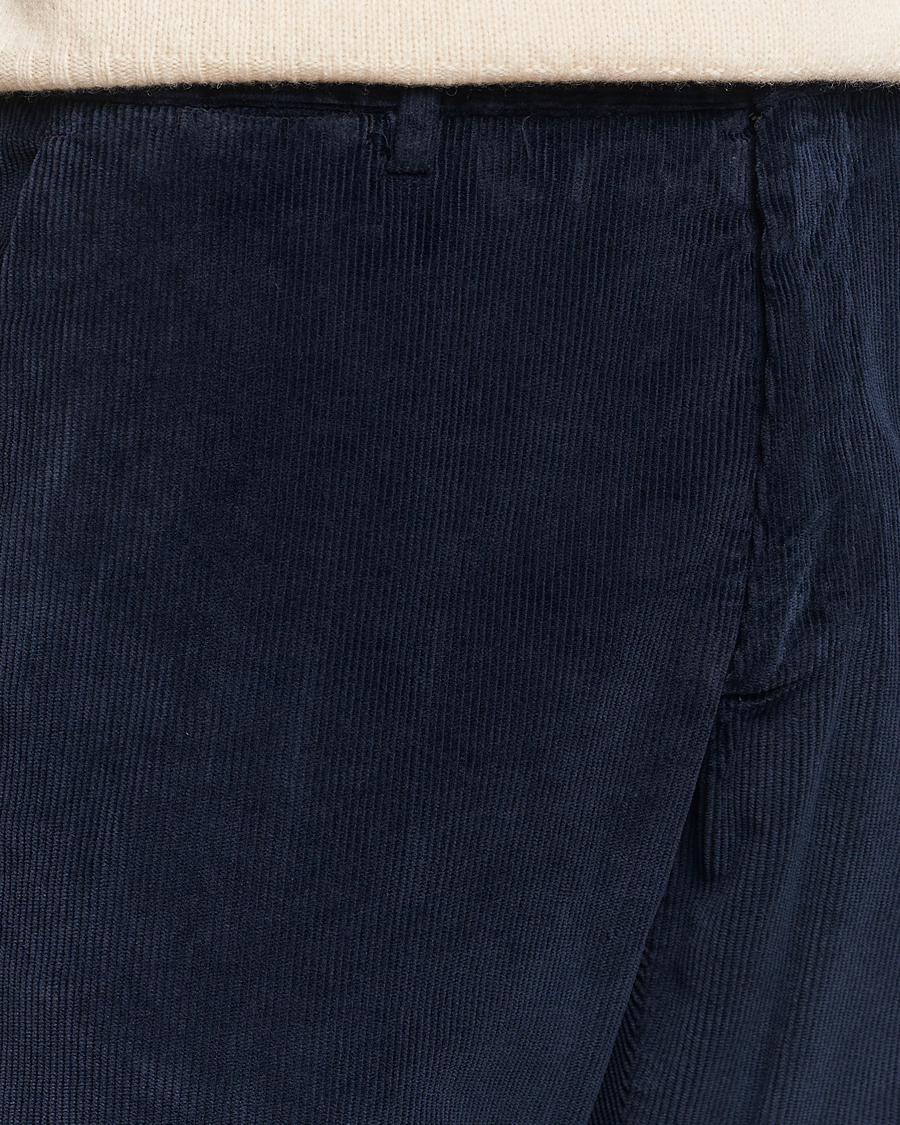 Herre | Bukser | Briglia 1949 | Easy Fit Corduroy Trousers Navy