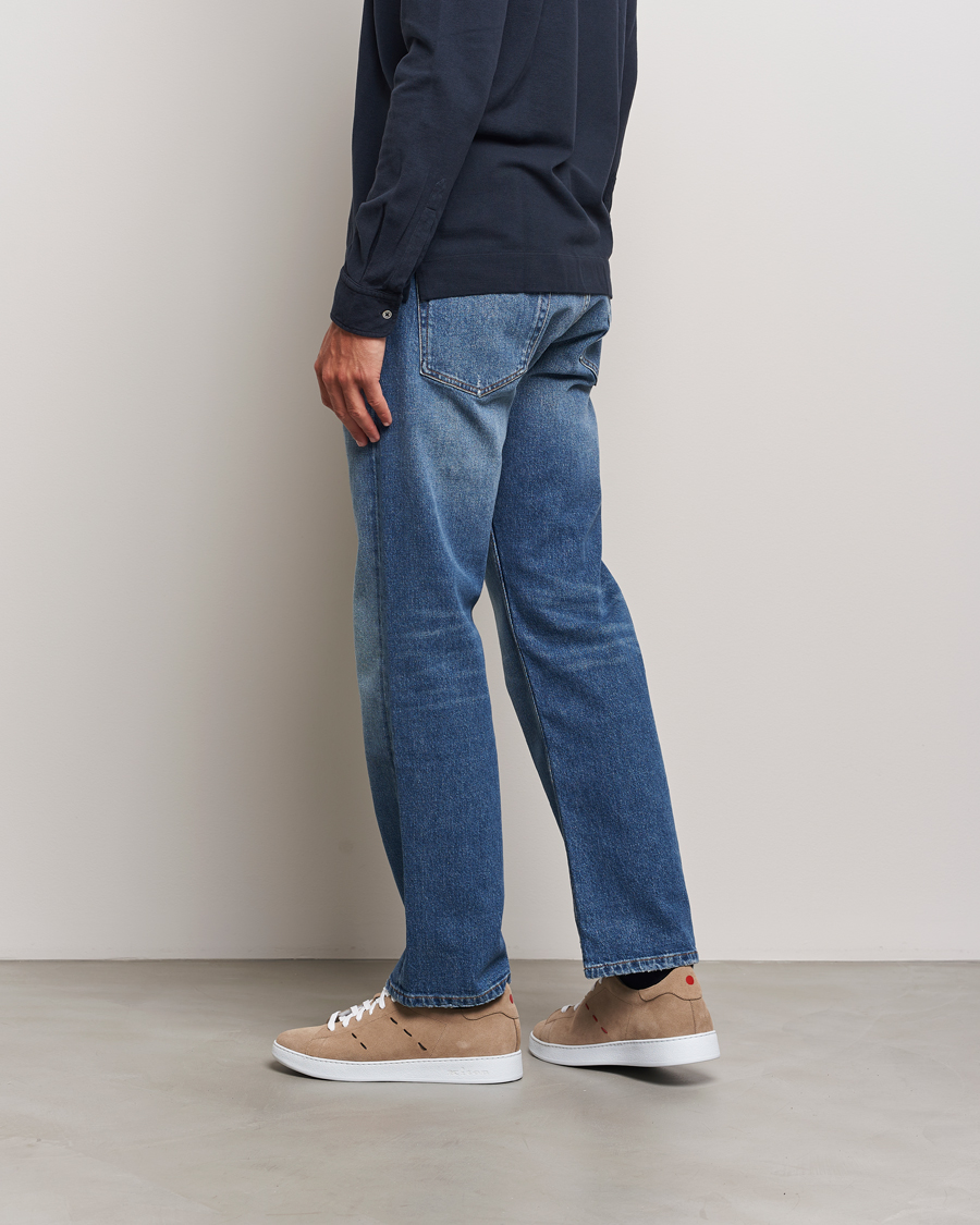 Herre | Kiton Plain Sneakers Beige Suede | Kiton | Plain Sneakers Beige Suede