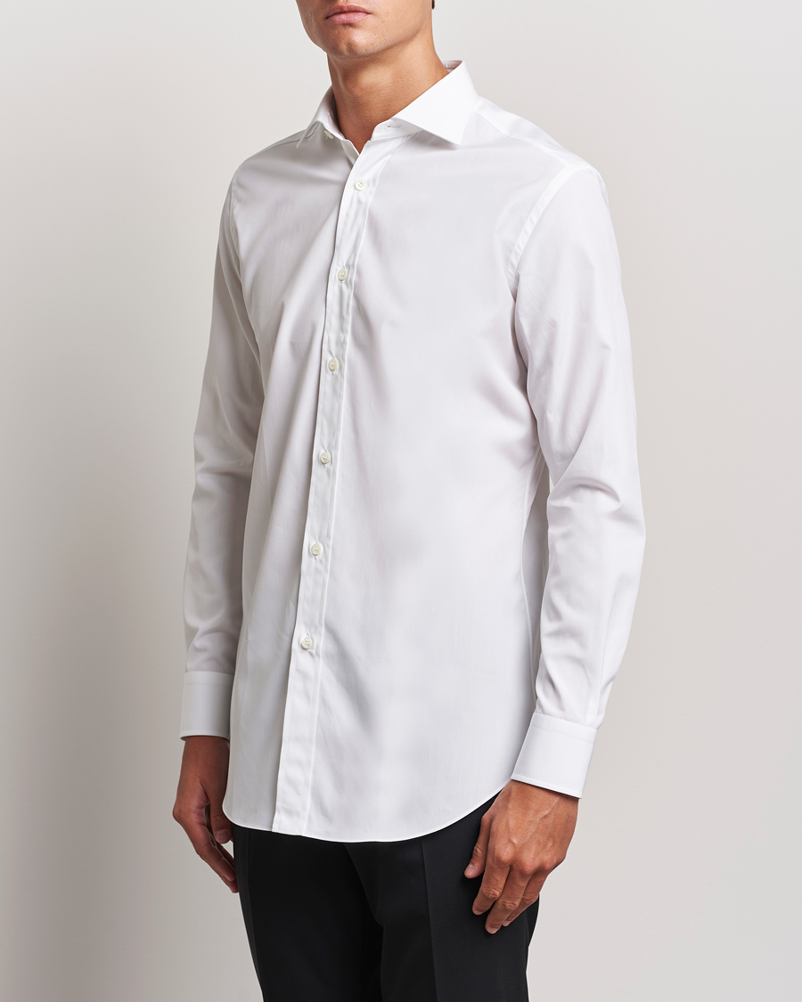 Herre | Skjorter | Brioni | Slim Fit Dress Shirt White