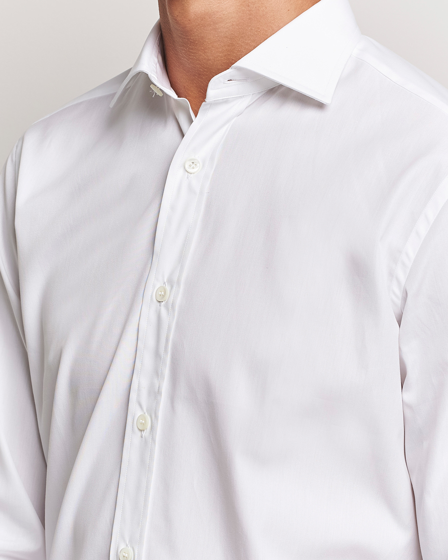 Herre | Skjorter | Brioni | Slim Fit Dress Shirt White