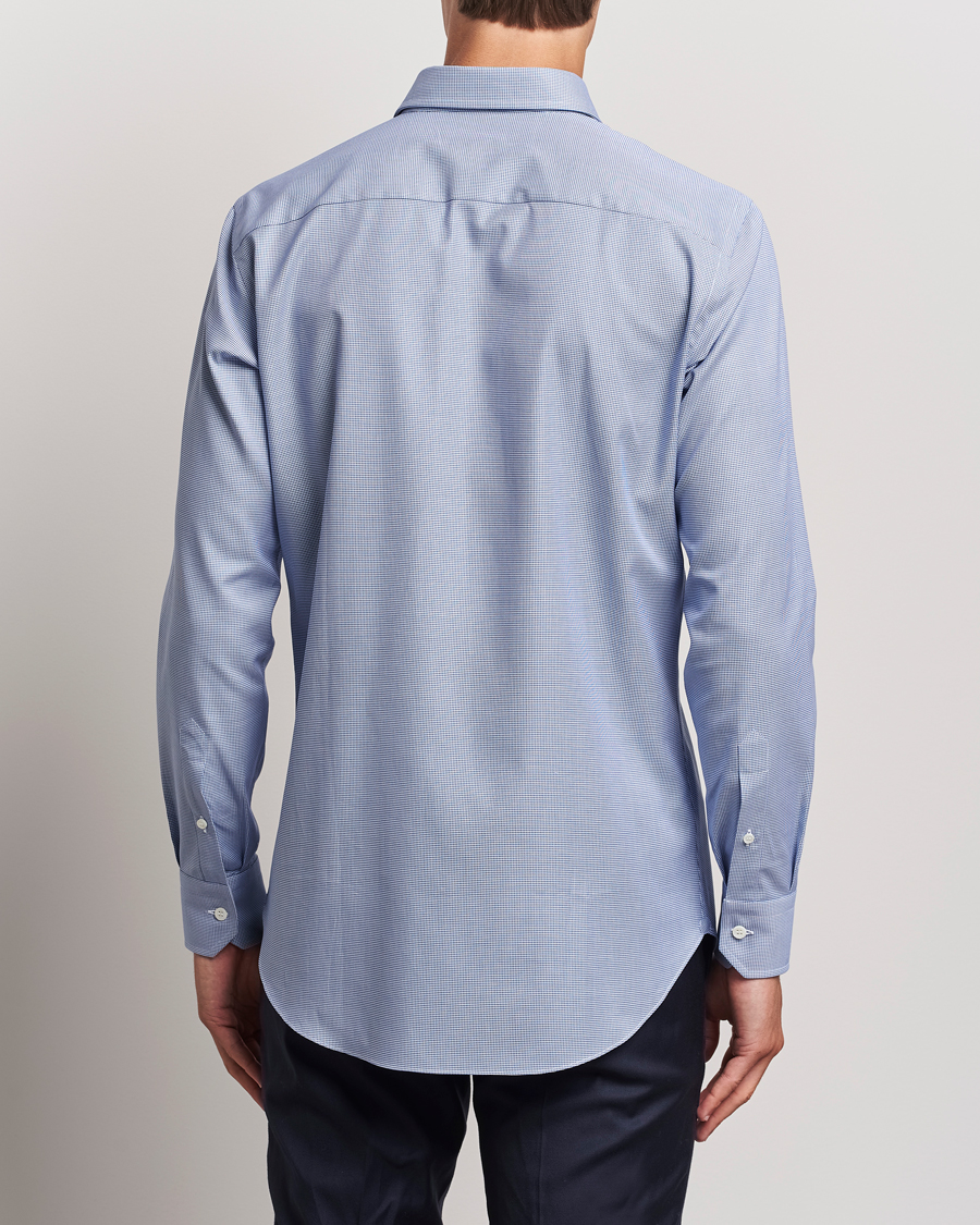 Herre | Skjorter | Brioni | Slim Fit Micro Structure Dress Shirt Light Blue