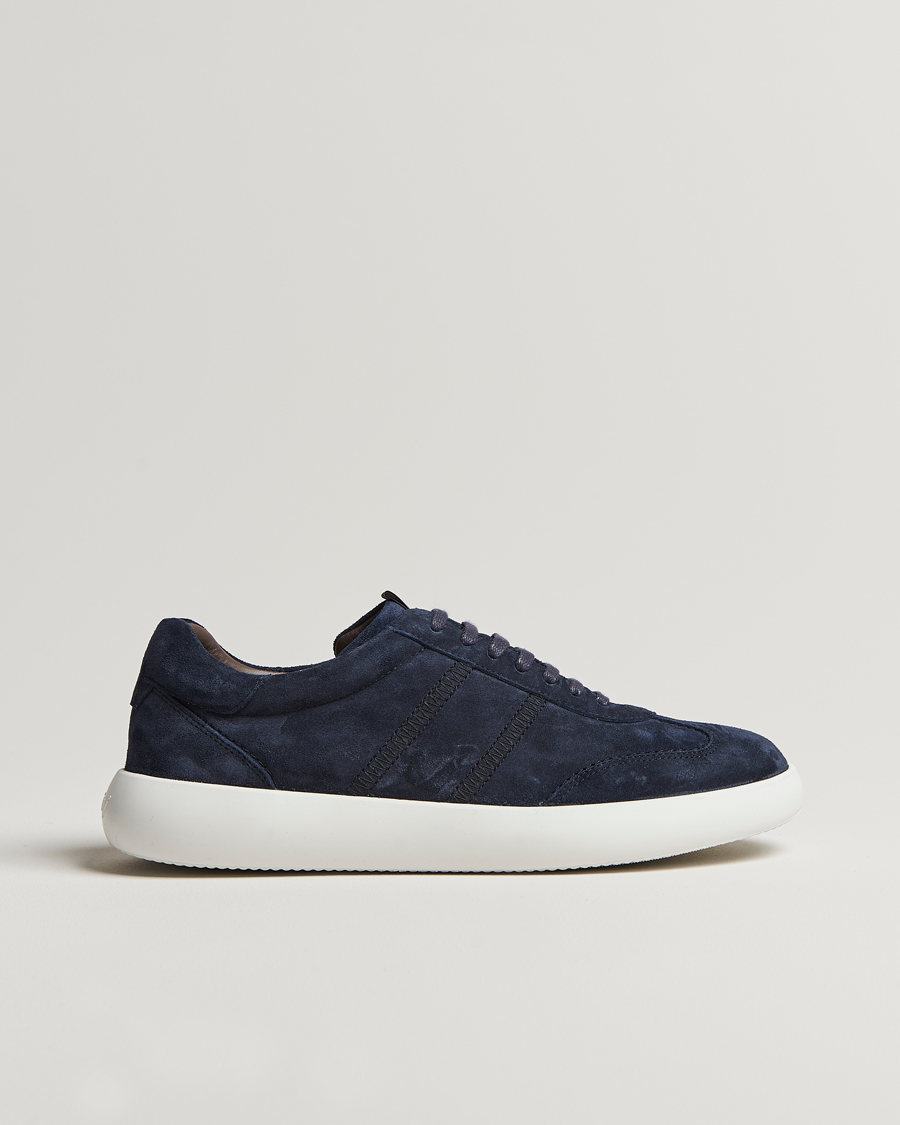 Herre | Brioni Cassetta Sneakers Navy Suede | Brioni | Cassetta Sneakers Navy Suede