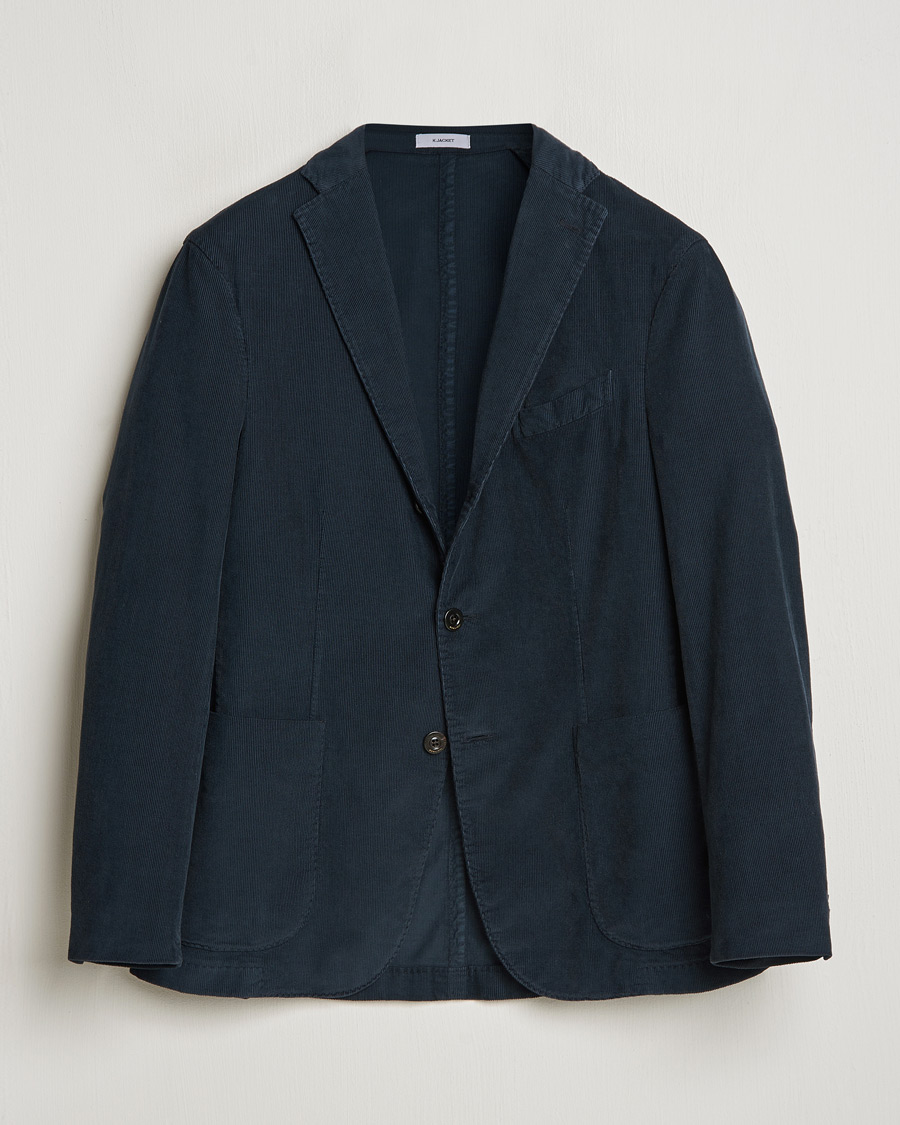 Herre | Blazere & jakker | Boglioli | K Jacket Corduroy Blazer Navy