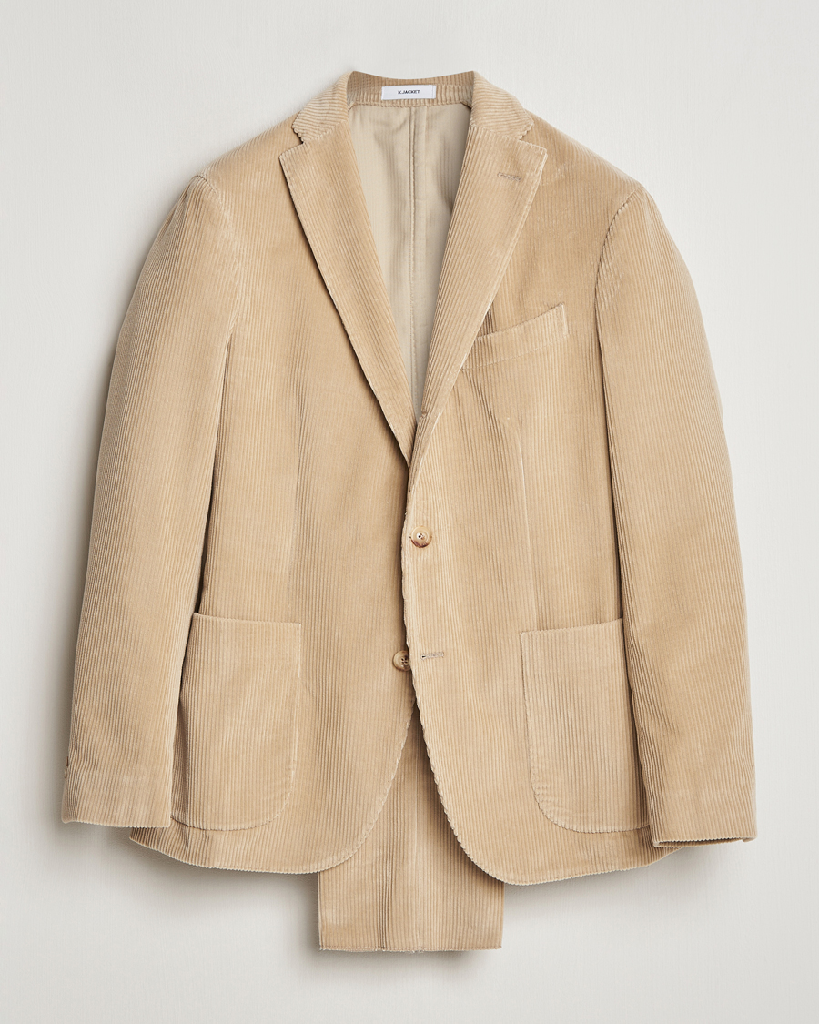 Herre | Jakkesæt | Boglioli | K Jacket Wale Corduroy Suit Beige
