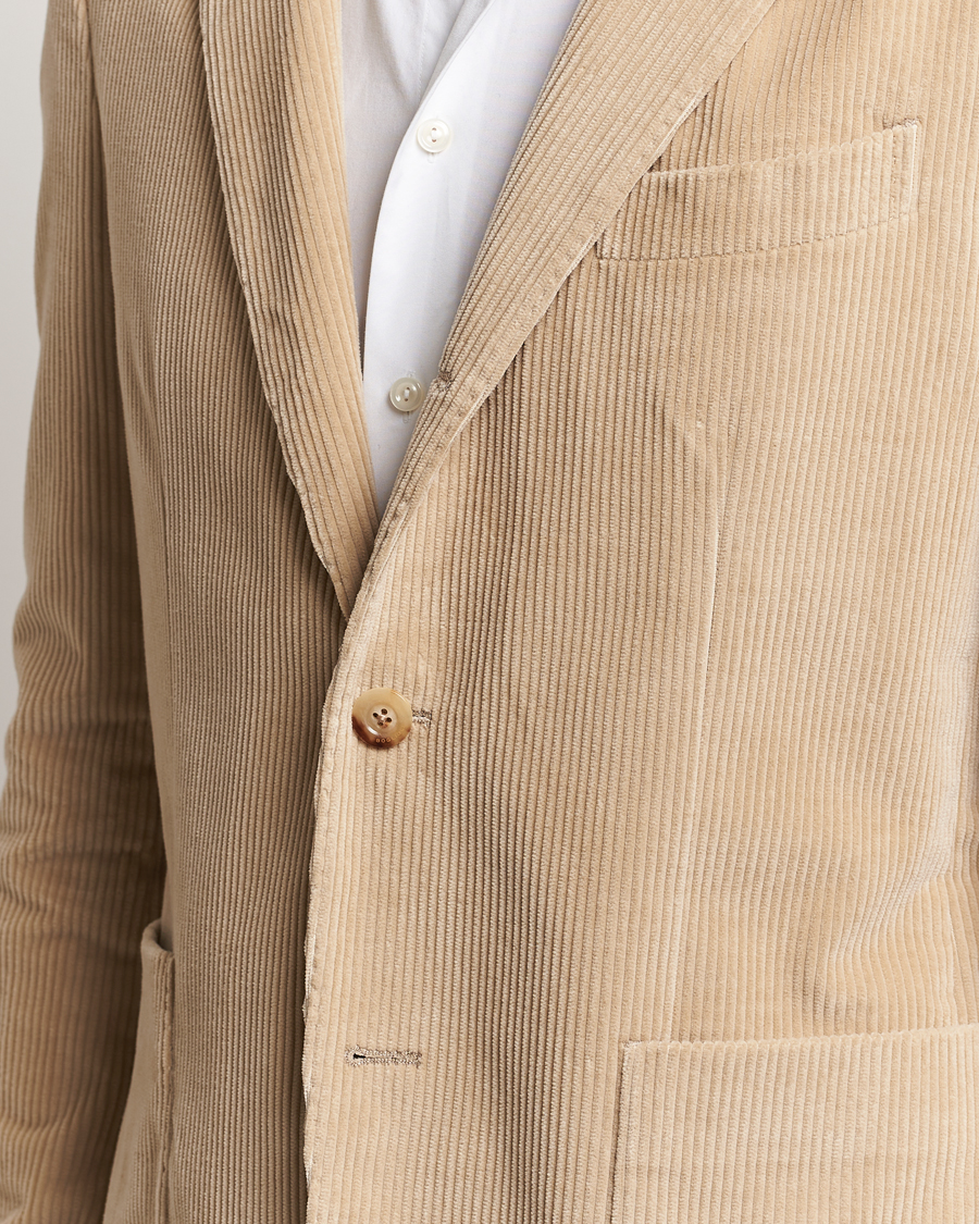 Herre | Jakkesæt | Boglioli | K Jacket Wale Corduroy Suit Beige