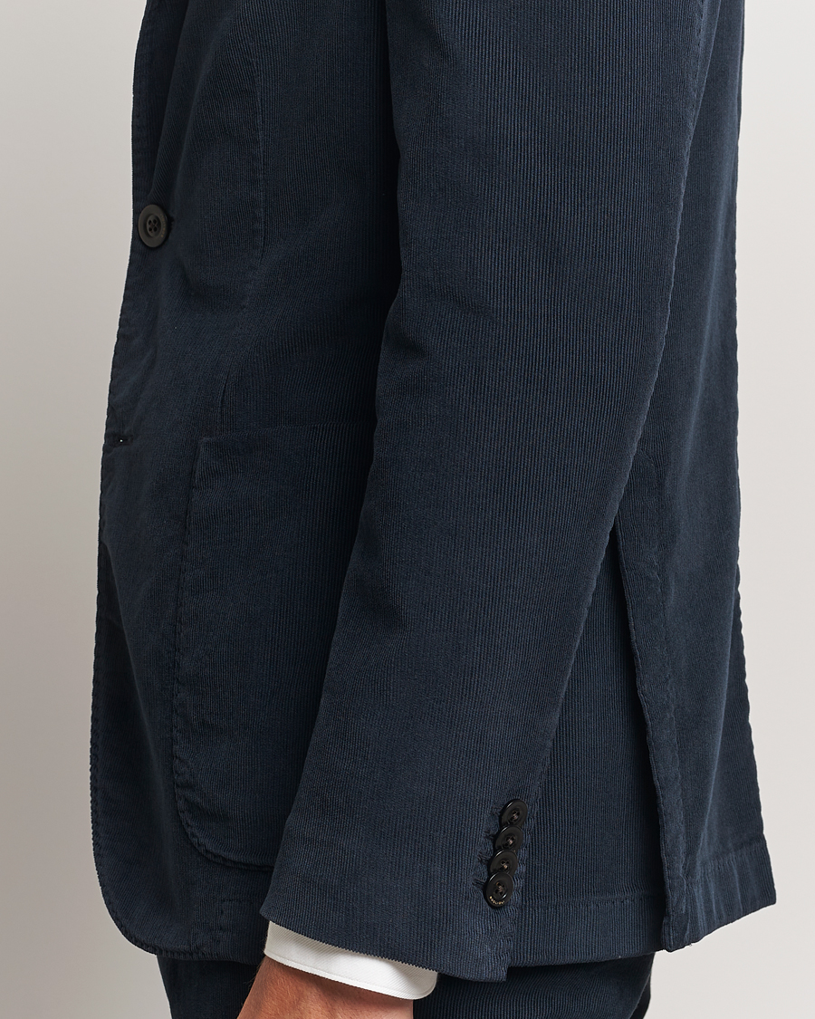Herre | Boglioli K Jacket Baby Corduroy Suit Navy | Boglioli | K Jacket Baby Corduroy Suit Navy