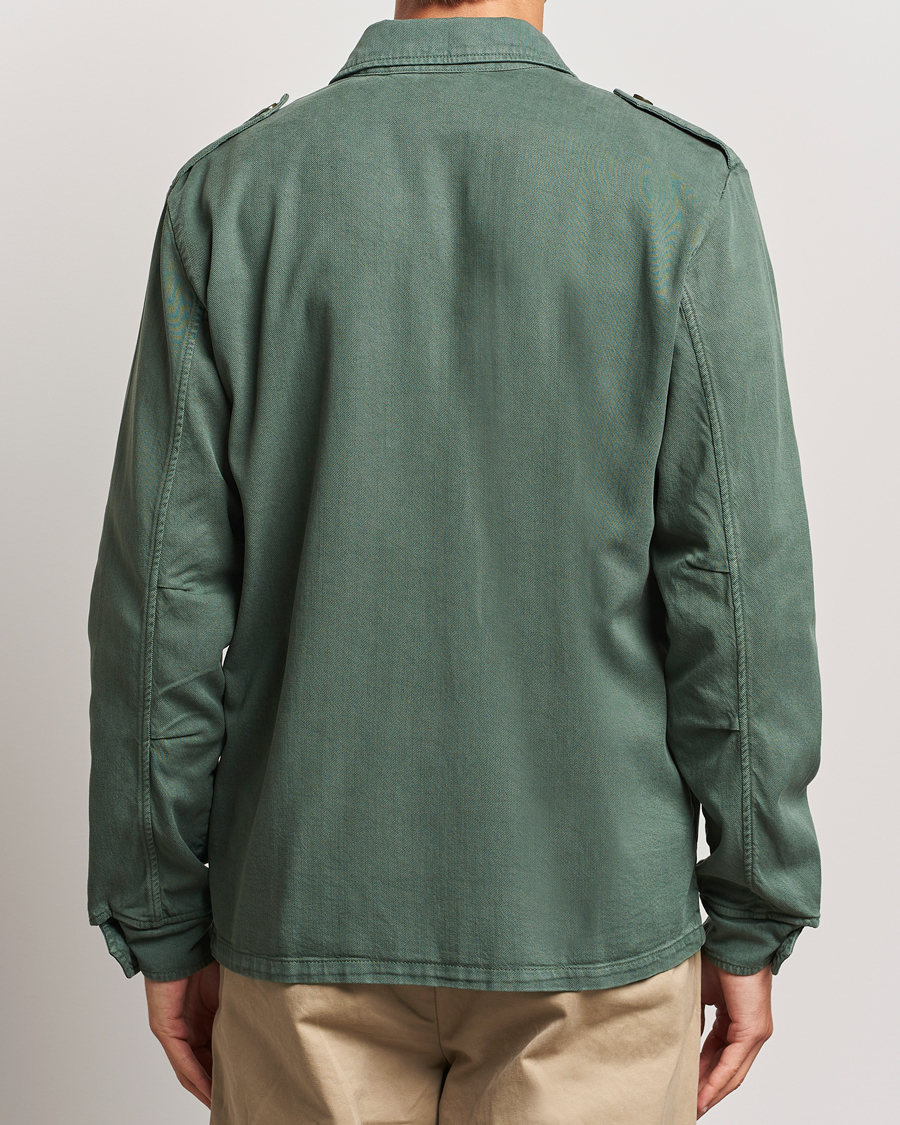 Herre | Jakker | Aspesi | Twill Cotton Shirt Jacket Green