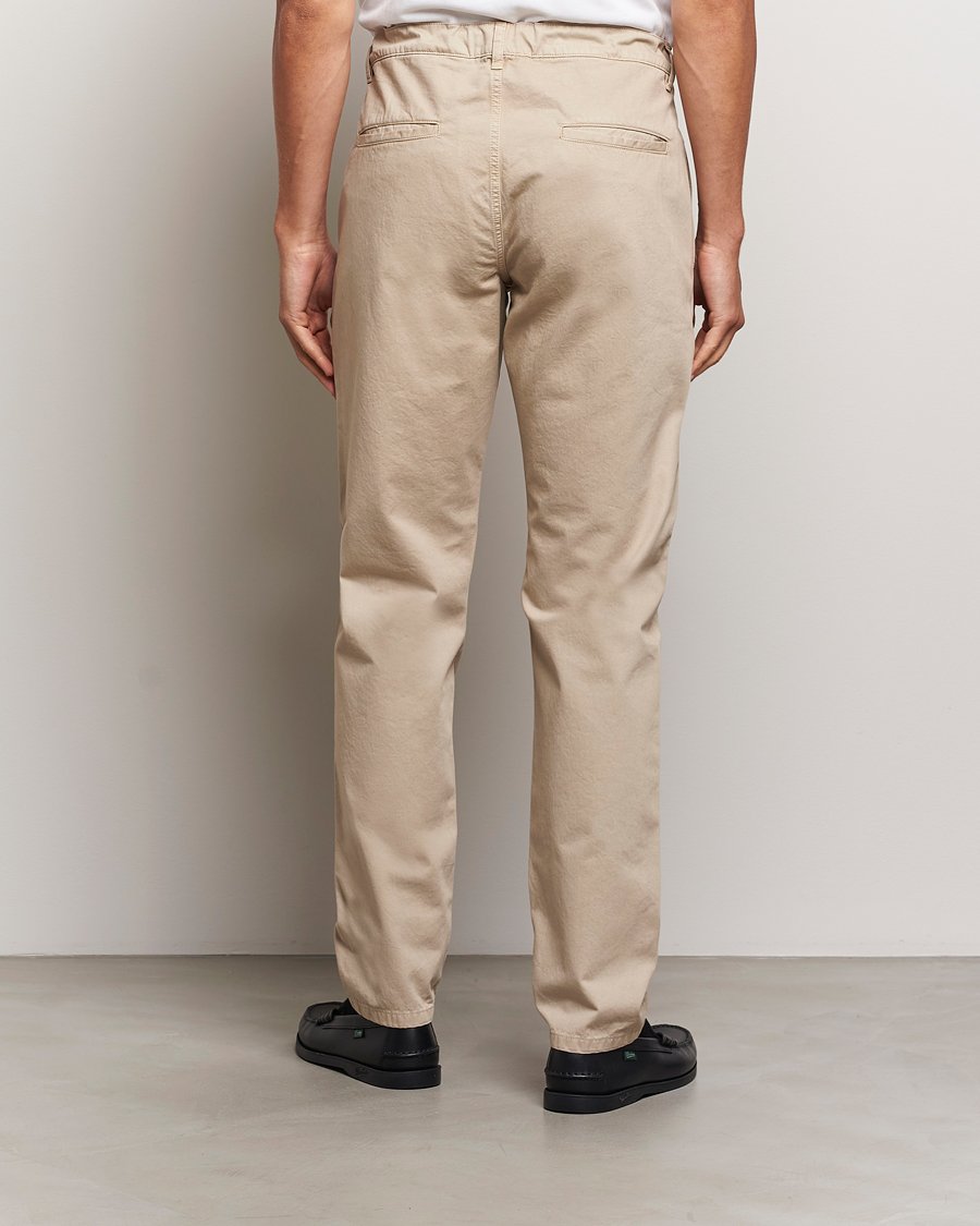 Herre | Bukser | Aspesi | Garment Dyed Cotton Pants Beige
