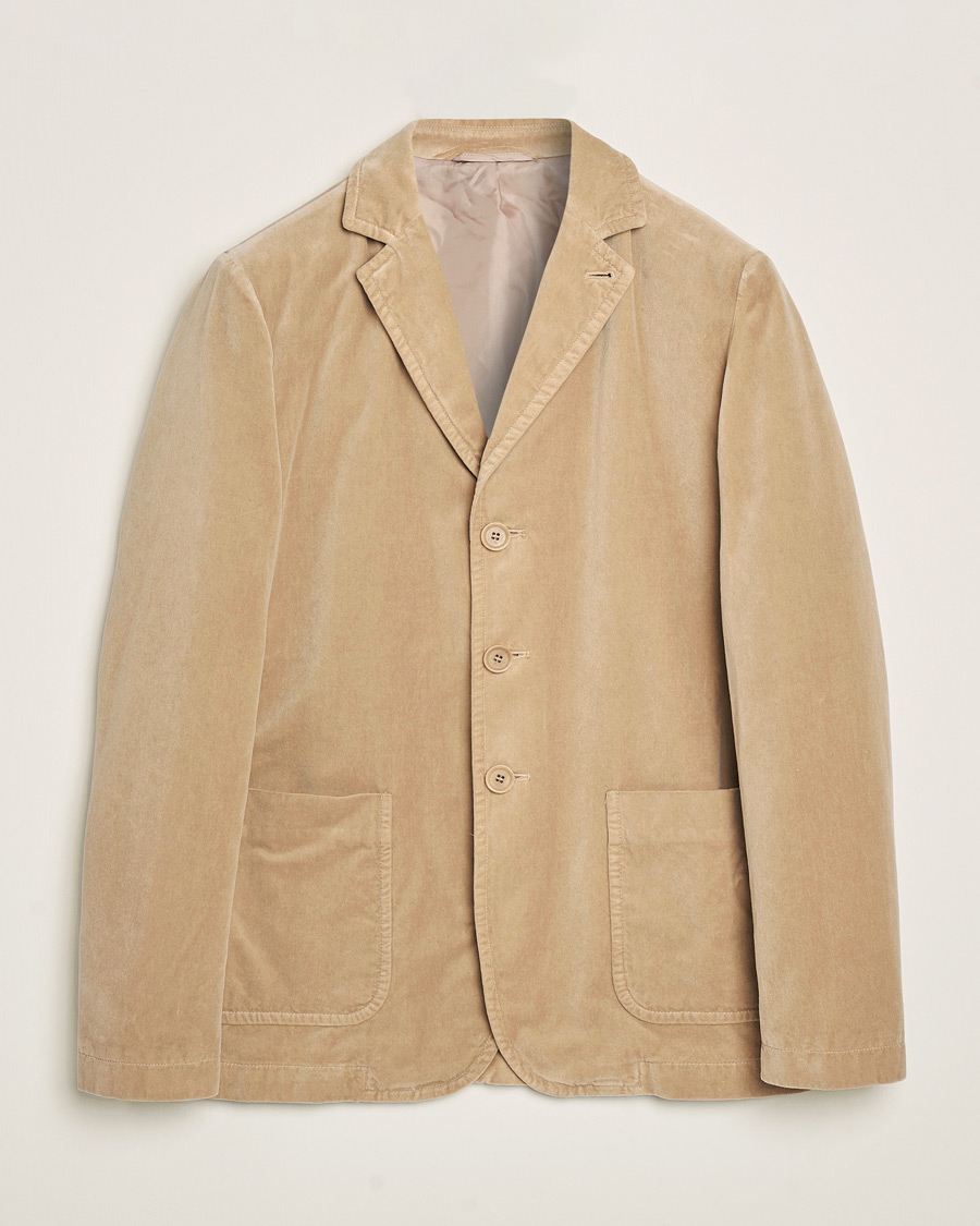 Herre | Blazere & jakker | Aspesi | Velvet Casual Jacket Beige