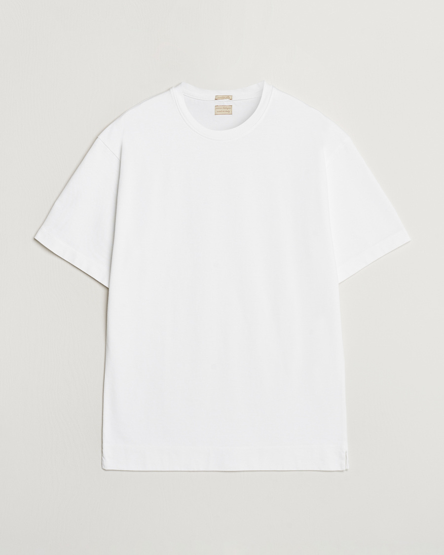 Herre | T-Shirts | Massimo Alba | Nevis Cotton T-Shirt White