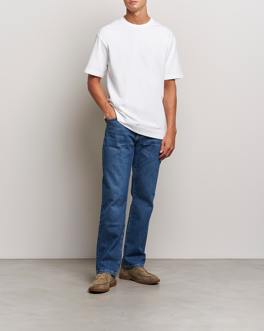 Herre | T-Shirts | Massimo Alba | Nevis Cotton T-Shirt White