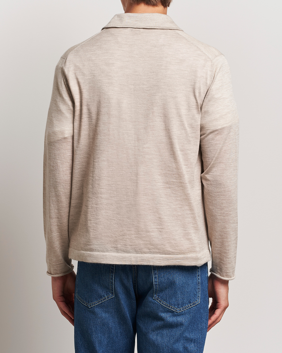 Herre | Trøjer | Massimo Alba | Cashmere Shawl Collar Cardigan Beige