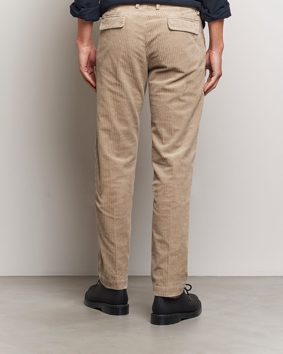 Herre | Bukser | Massimo Alba | Ionio Wale Corduroy Trousers Beige